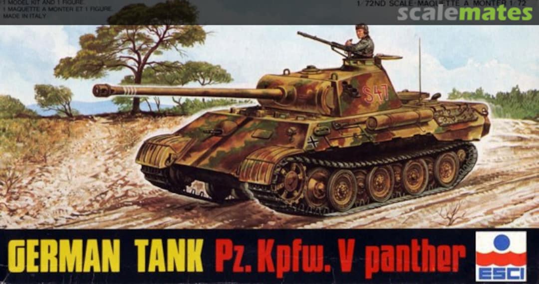 Boxart Pz.Kpfw. V Panther 8026 ESCI Boxart Pz.Kpfw. V Panther 8026 ESCI