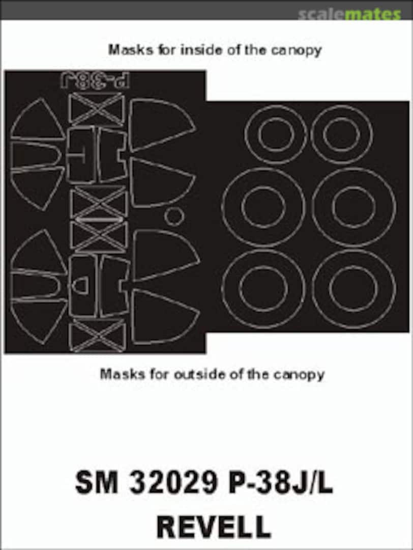 Boxart Lockheed P-38J/L Lightning SM32029 Montex Boxart Lockheed P-38J/L Lightning SM32029 Montex