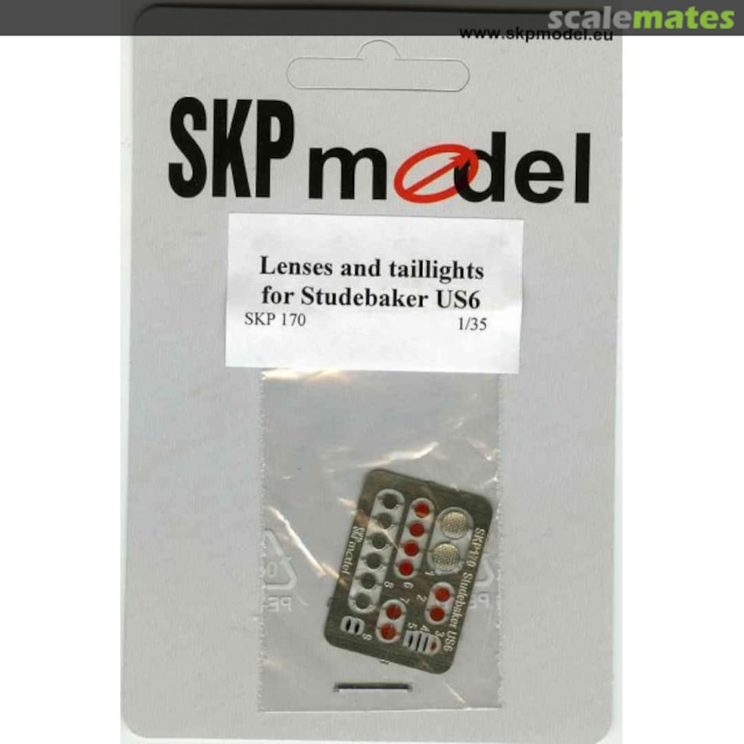 Boxart Lenses and tailights for Studebaker US6 - ICM - SKP 170 SKP model Boxart Lenses and tailights for Studebaker US6 - ICM - SKP 170 SKP model