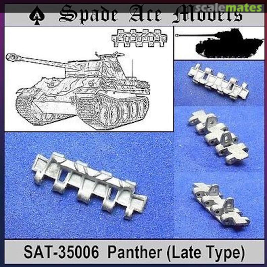 Boxart Metal Track Panther Late Type SAT-35006 Spade Ace Models Boxart Metal Track Panther Late Type SAT-35006 Spade Ace Models