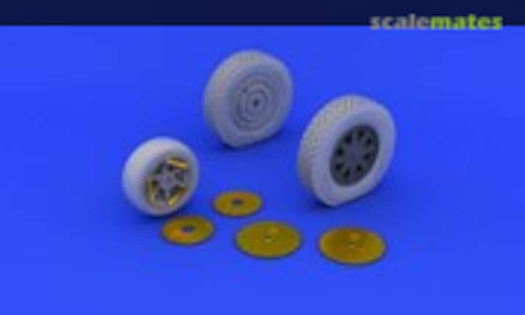 1:32 P-39 wheels late (Eduard 632073) 632073