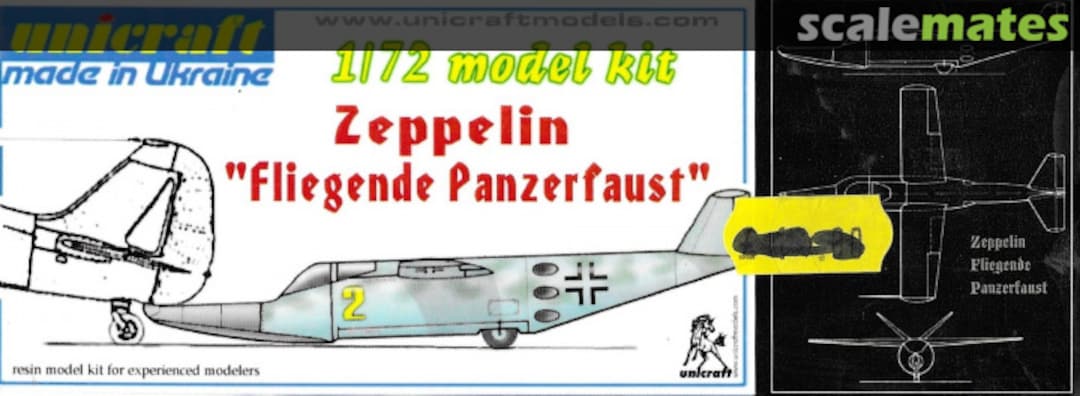 Boxart Zeppelin Fliegende Panzerfaust 72024 Unicraft Models Boxart Zeppelin Fliegende Panzerfaust 72024 Unicraft Models