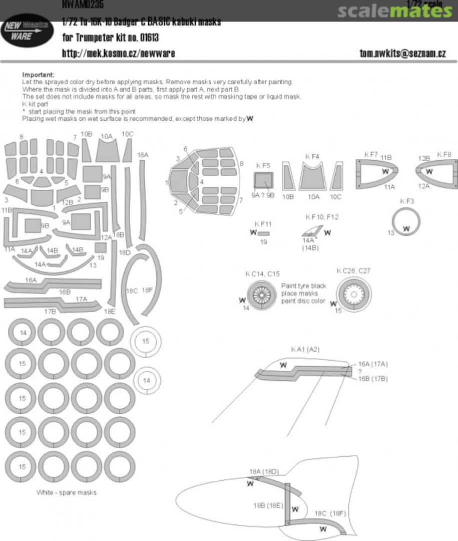 Boxart Tu-16K-10 Badger C BASIC kabuki masks NWAM0235 New Ware Boxart Tu-16K-10 Badger C BASIC kabuki masks NWAM0235 New Ware
