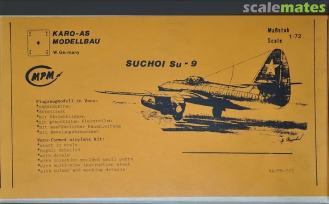 Boxart Suchoi Su-9 KA/PM-723 Karo As