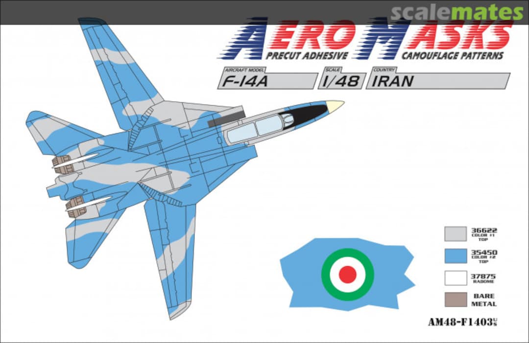 Boxart F-14A Iran AM48-F1403 AeroMasks Boxart F-14A Iran AM48-F1403 AeroMasks