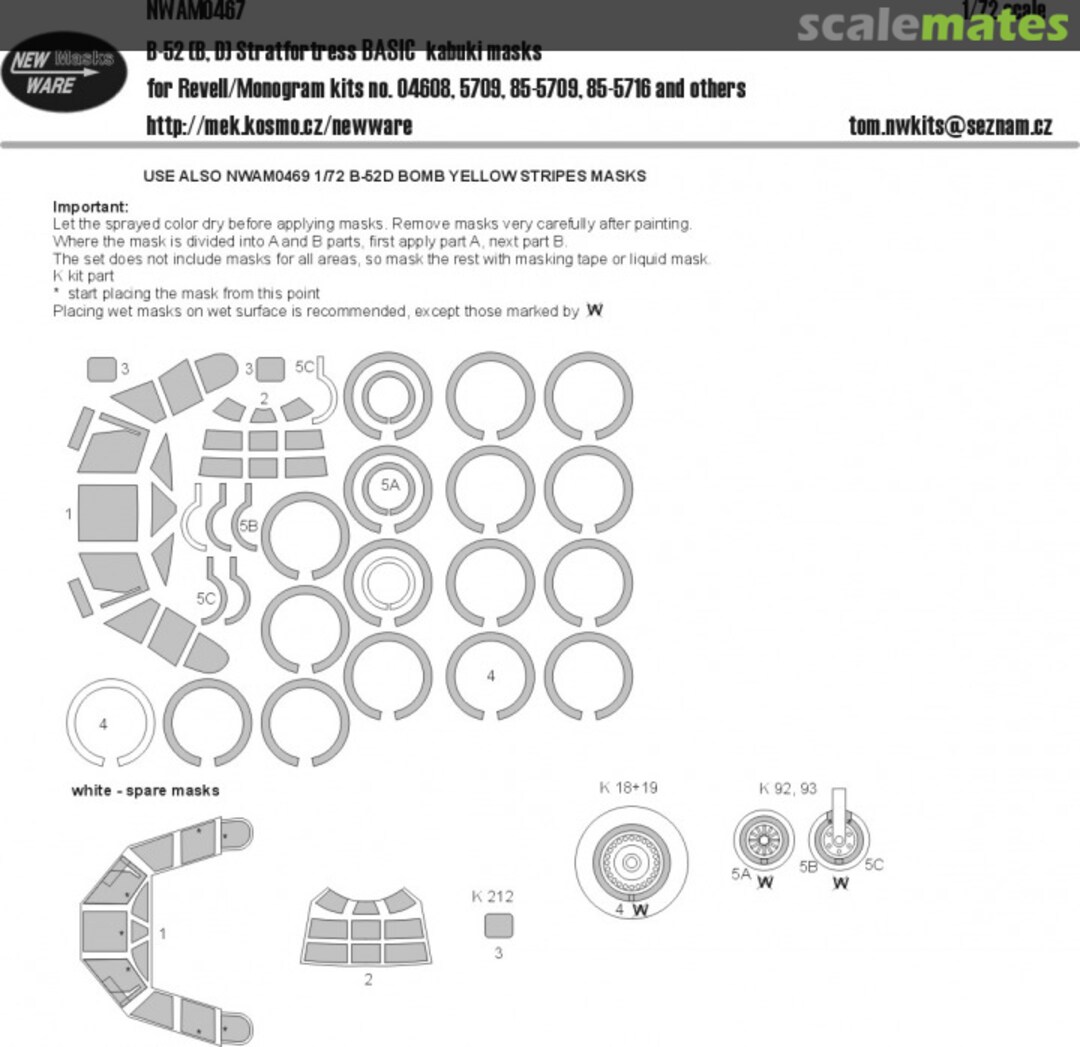 Boxart B-52 (B, D) Stratofortress BASIC kabuki masks NWAM0467 New Ware Boxart B-52 (B, D) Stratofortress BASIC kabuki masks NWAM0467 New Ware