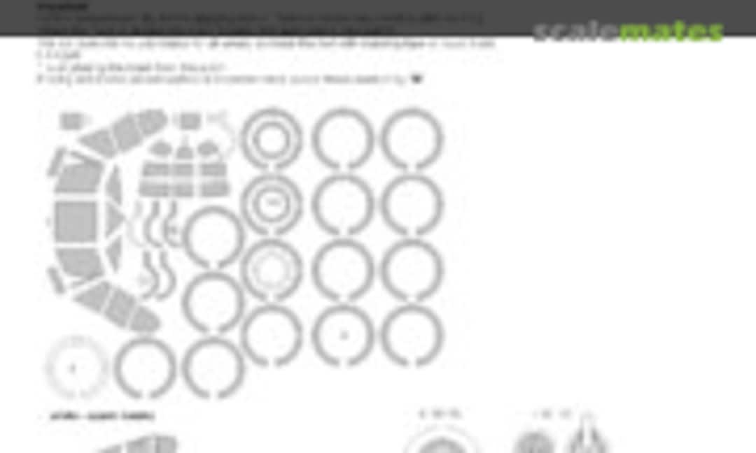 1:72 B-52 (B, D) Stratofortress BASIC kabuki masks (New Ware NWAM0467) NWAM0467