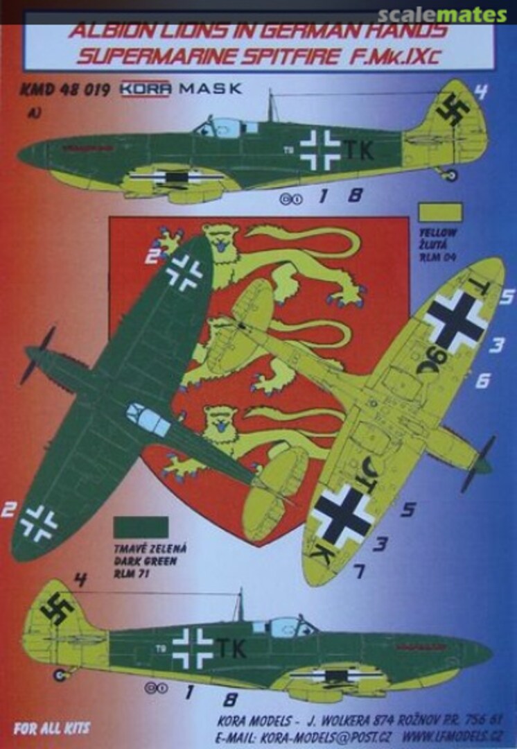 Boxart Supermarine Spitfire F.Mk.IXc KMD48019 Kora Models Boxart Supermarine Spitfire F.Mk.IXc KMD48019 Kora Models