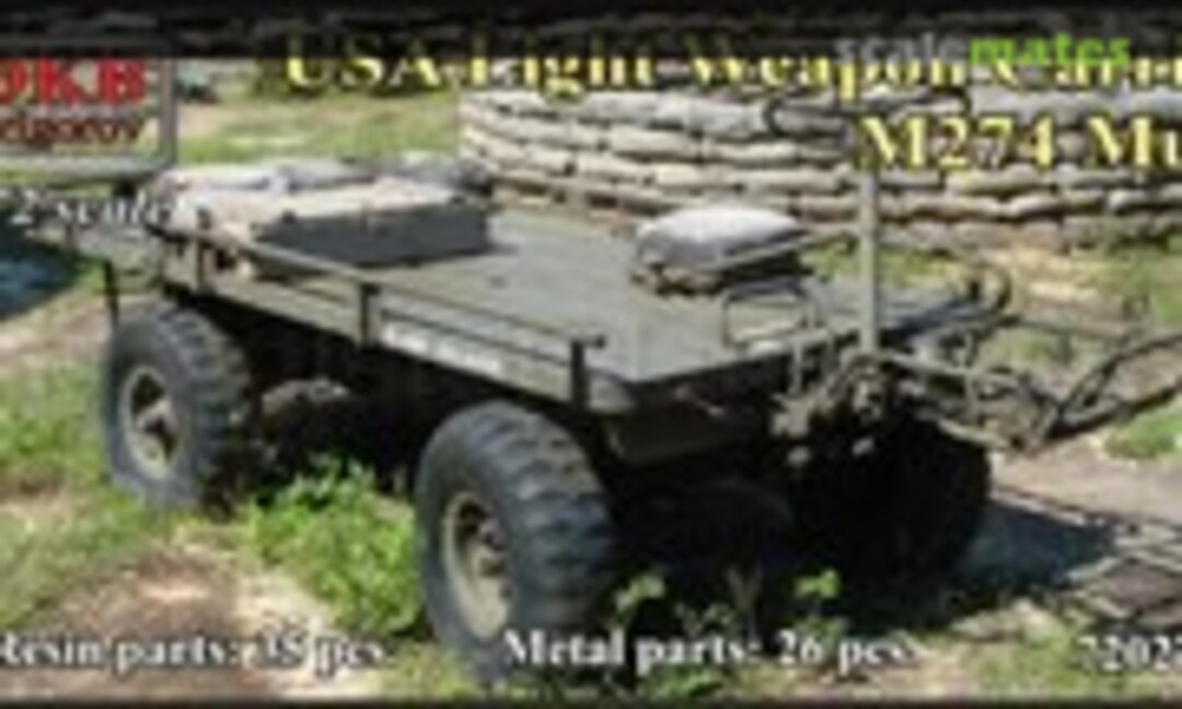 1:72 USA Light Weapon Carrier M274 Mule (OKB Grigorov 72027)