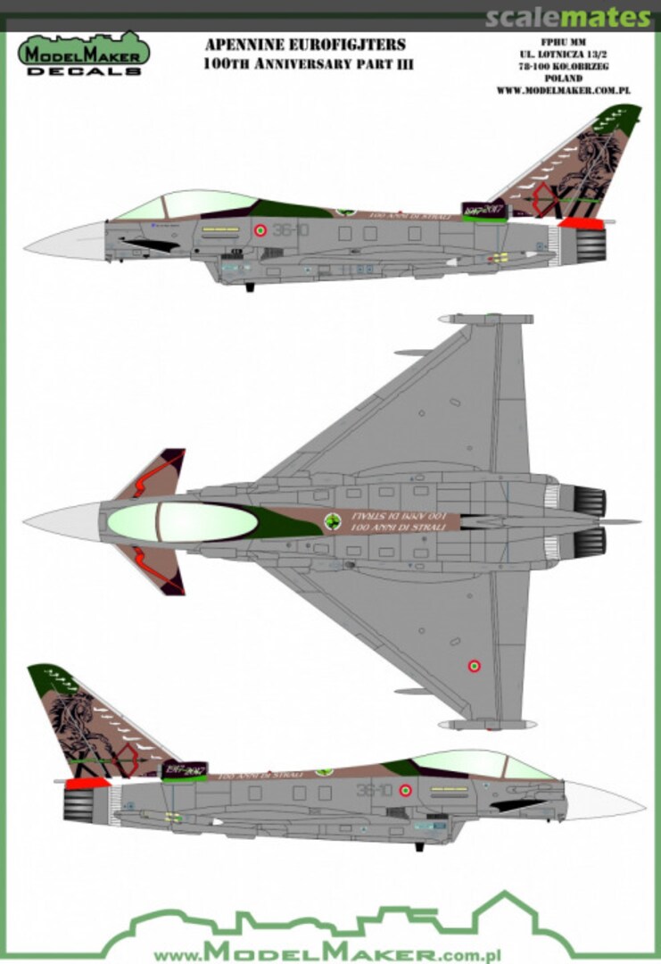 Boxart Apennine Eurofighters Part 3 D48143 ModelMaker Boxart Apennine Eurofighters Part 3 D48143 ModelMaker