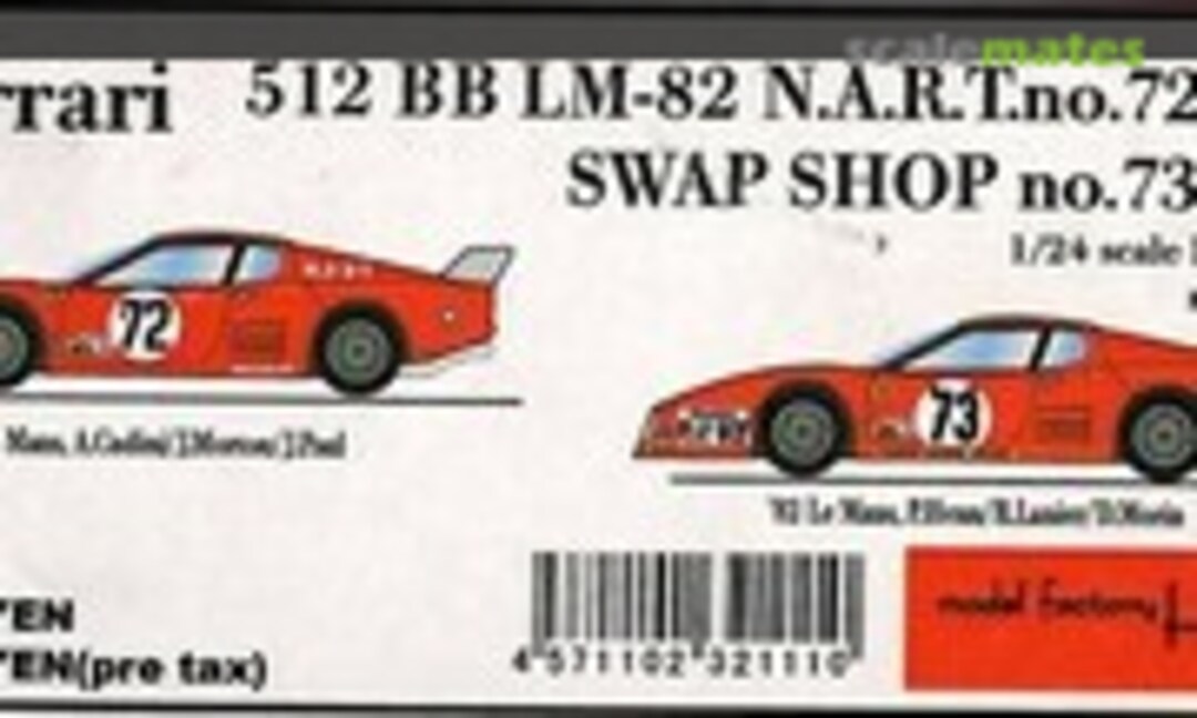 Ferrari 512 BB (Model Factory Hiro K-111)