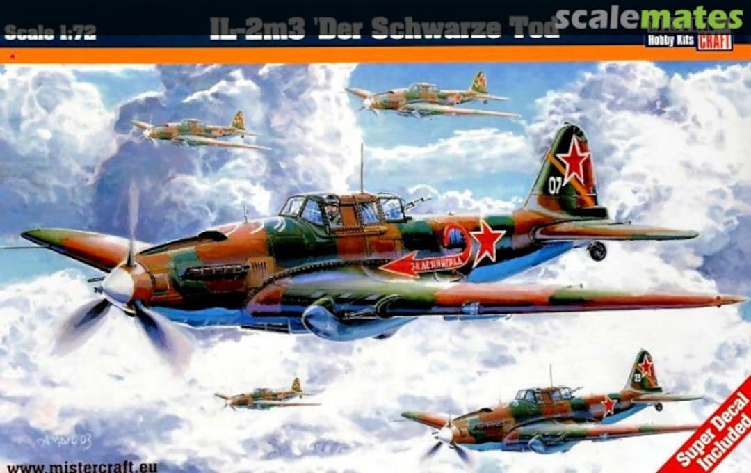 Boxart Il-2m3 'Der Schwarze Tod' C-26 MisterCraft Boxart Il-2m3 'Der Schwarze Tod' C-26 MisterCraft