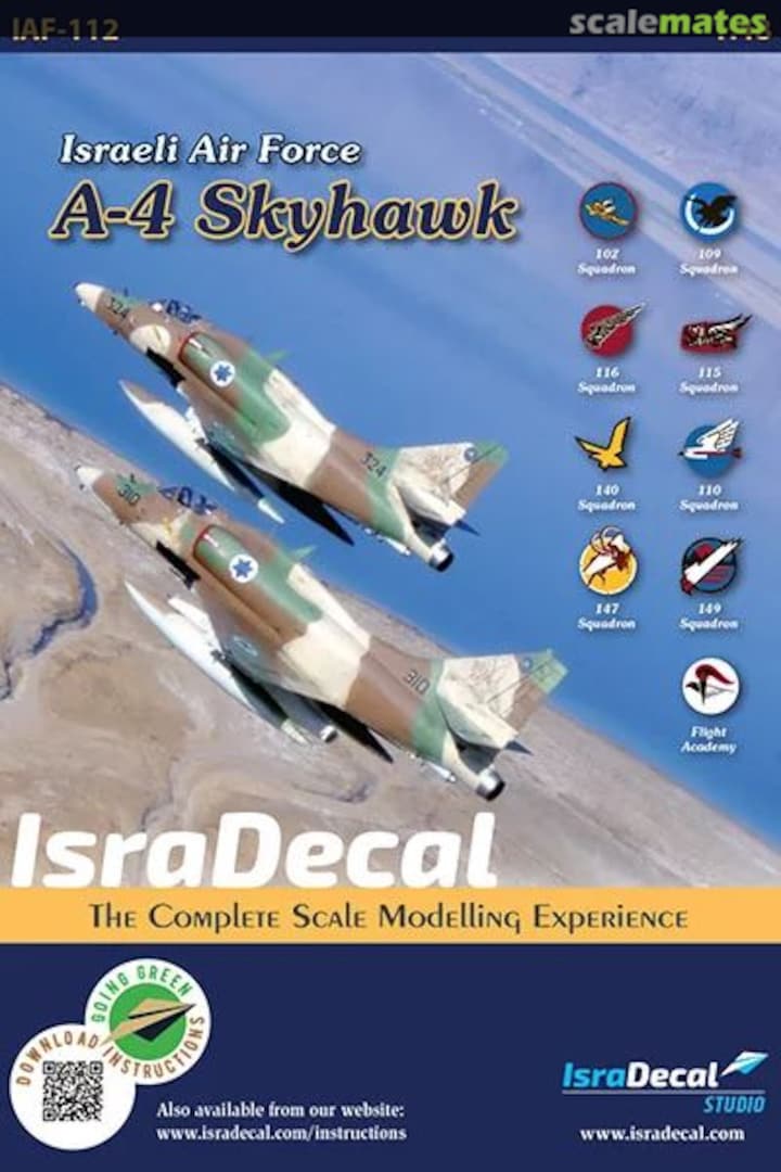 Boxart A-4 Shyhawk IAF-112 IsraDecal Studio Boxart A-4 Shyhawk IAF-112 IsraDecal Studio