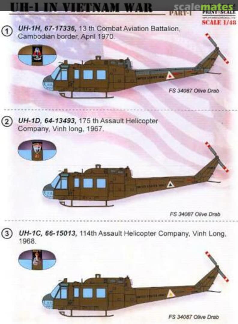 Boxart UH-1 In Vietnam War 48-204 Print Scale Boxart UH-1 In Vietnam War 48-204 Print Scale