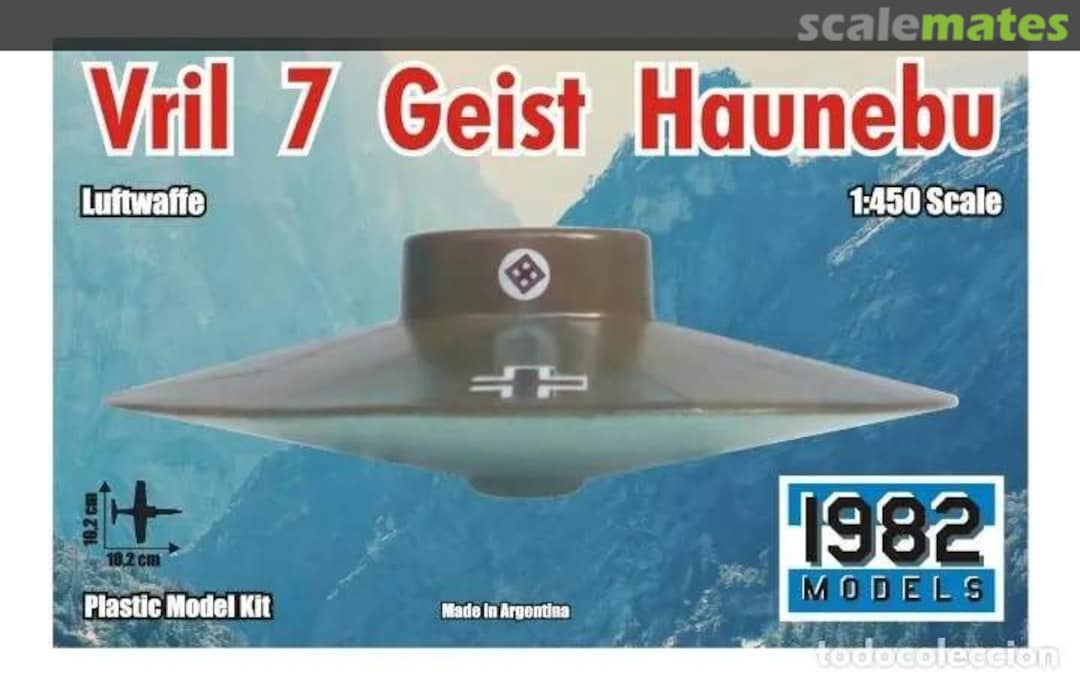 Boxart Vril 7 Geist Haunebu 1982 Models Boxart Vril 7 Geist Haunebu 1982 Models