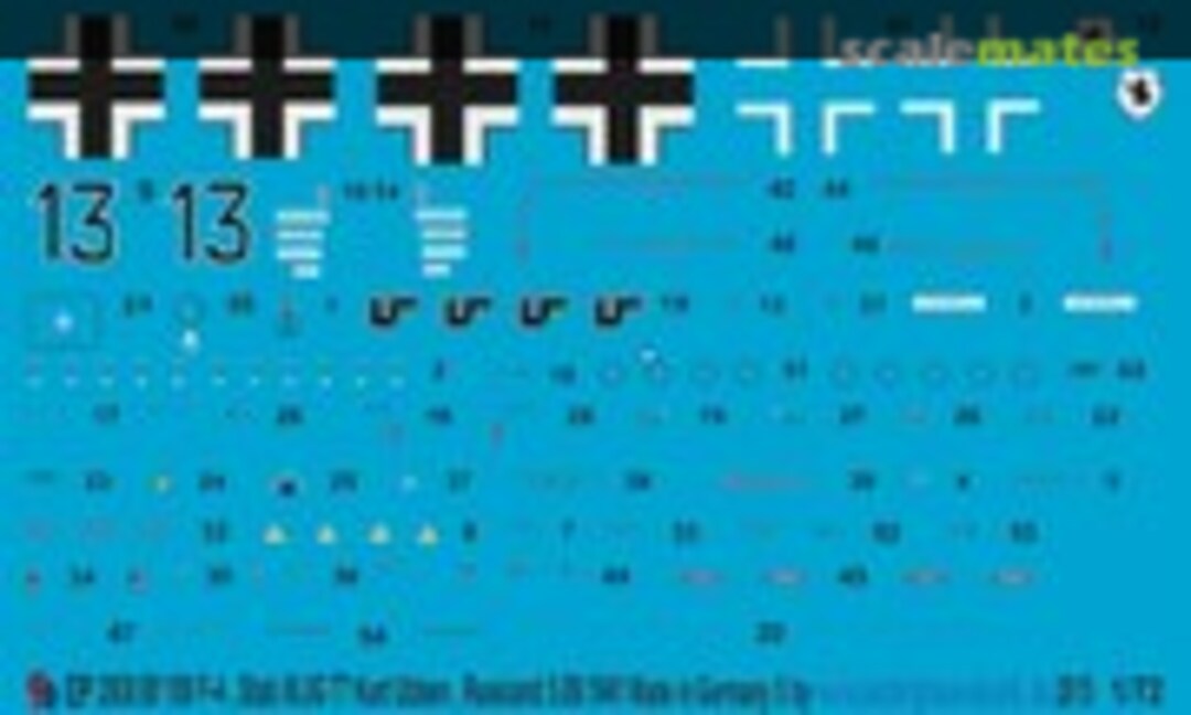 1:72 Bf 109 F-4, Stab III./JG77 Kurt Ubben, Russland, 5.9.1941 (Peddinghaus-Decals EP 2930) EP 2930