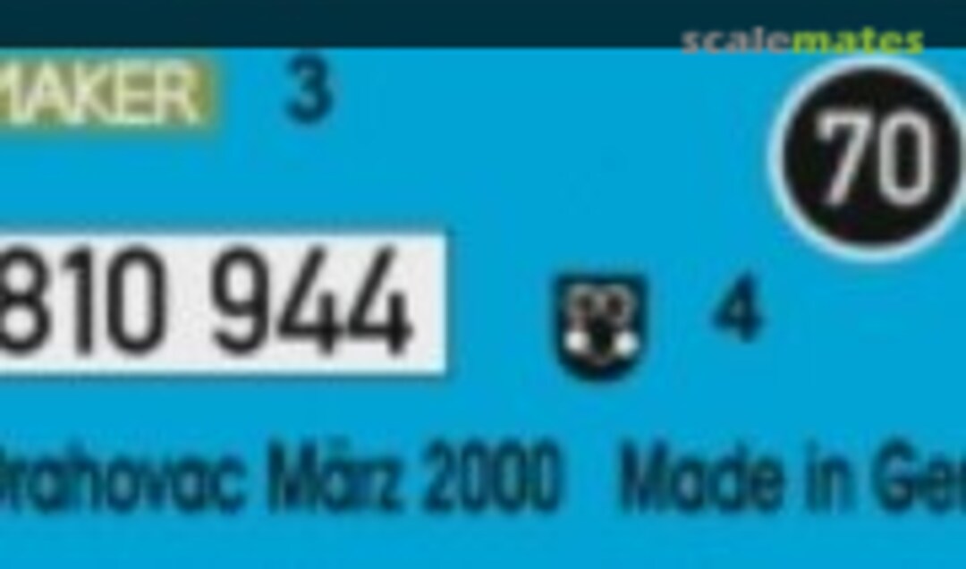 1:16 Leopard A4 Einsatzbataillon 1 MNB (S) Raum Orahovac März 2000 (Peddinghaus-Decals EP 1737) EP 1737