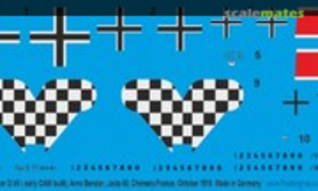 1:48 Fokker D.VII (early OAW bulit), Arno Benzler, Jasta 60, Chemery/France, Oktober 1918 (Peddinghaus-Decals 48 3955) 48 3955