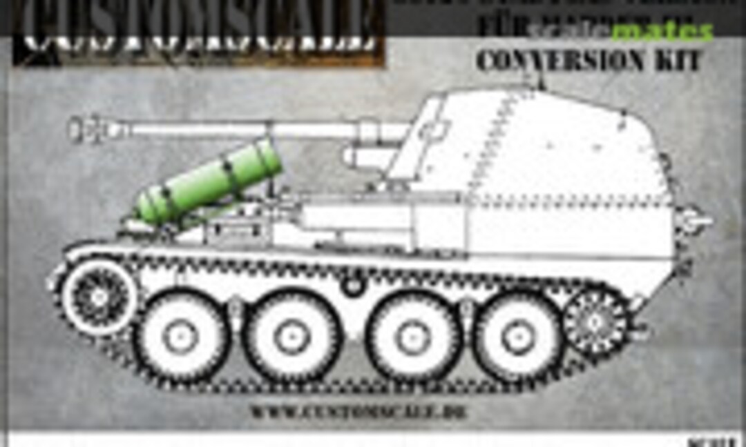 1:35 Stadtgas Version f?r Marder III Conversion kit (Custom-Scale 35126) 35126