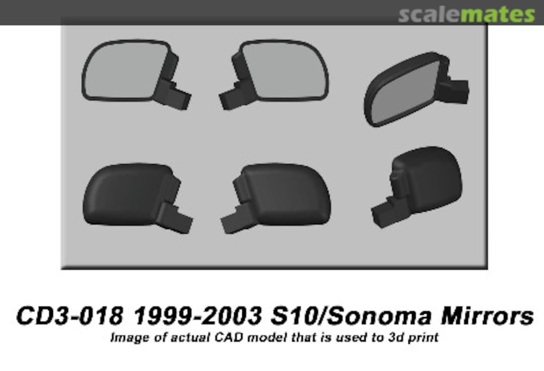 Boxart 1999-2003 S10/Sonoma Mirrors CD3-018 Canuck 3D Model Parts Boxart 1999-2003 S10/Sonoma Mirrors CD3-018 Canuck 3D Model Parts