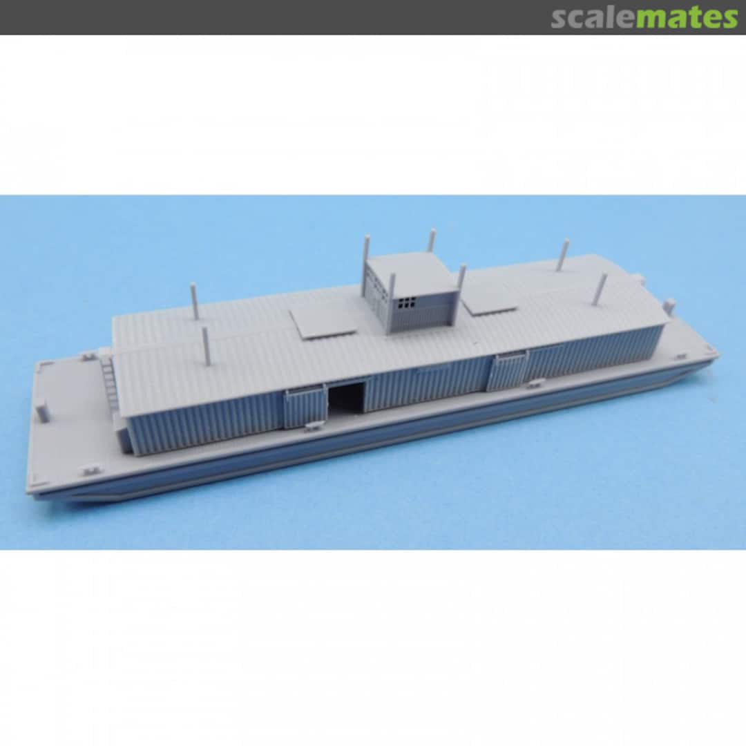 Boxart YF-390 general stowage barge (x1) DD350003 Black Cat Models
