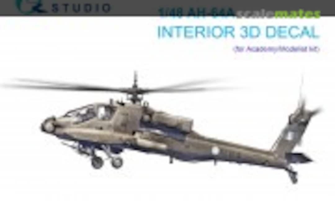 1:48 AH-64A interior 3D decals (Quinta Studio QD48572) QD48572