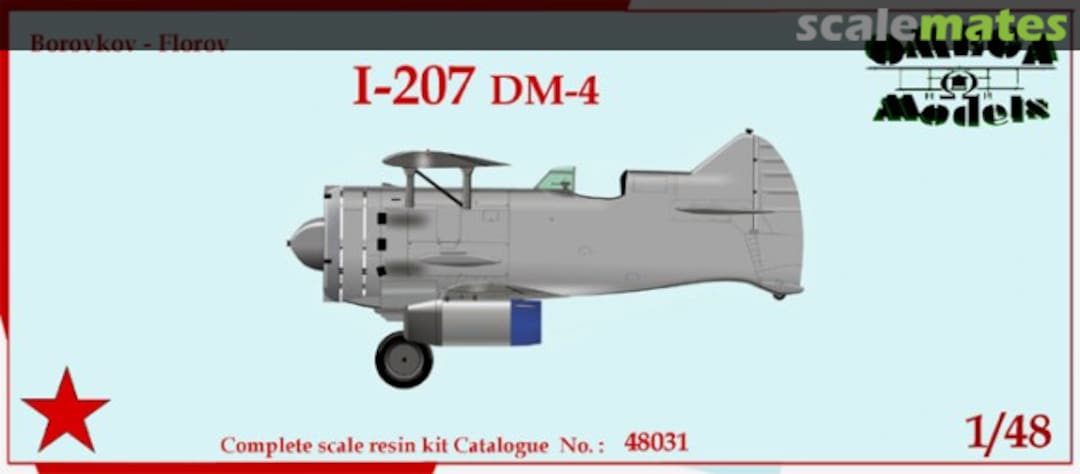 Boxart Borovkov-Florov I-207 DM-4 48031 Omega Models Boxart Borovkov-Florov I-207 DM-4 48031 Omega Models