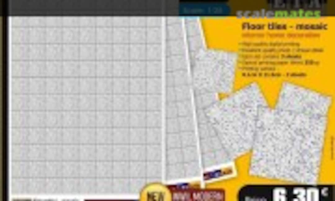 1:35 Floor tiles – mosaic (ETA Diorama Accessories 820) 820