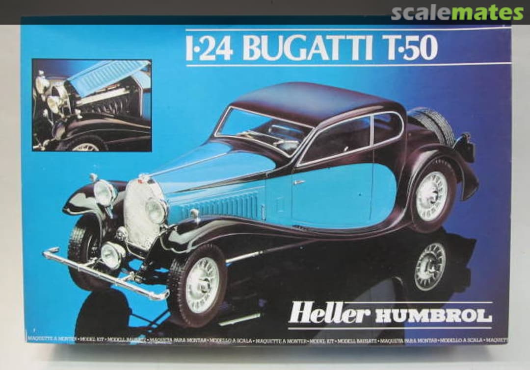 Boxart Bugatti T-50 80706 Heller Humbrol Boxart Bugatti T-50 80706 Heller Humbrol