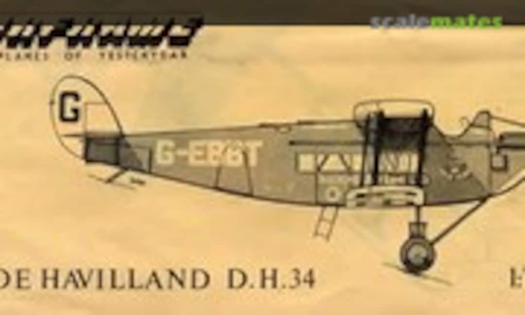1:72 De Havilland DH-34 (Airframe 43) 43