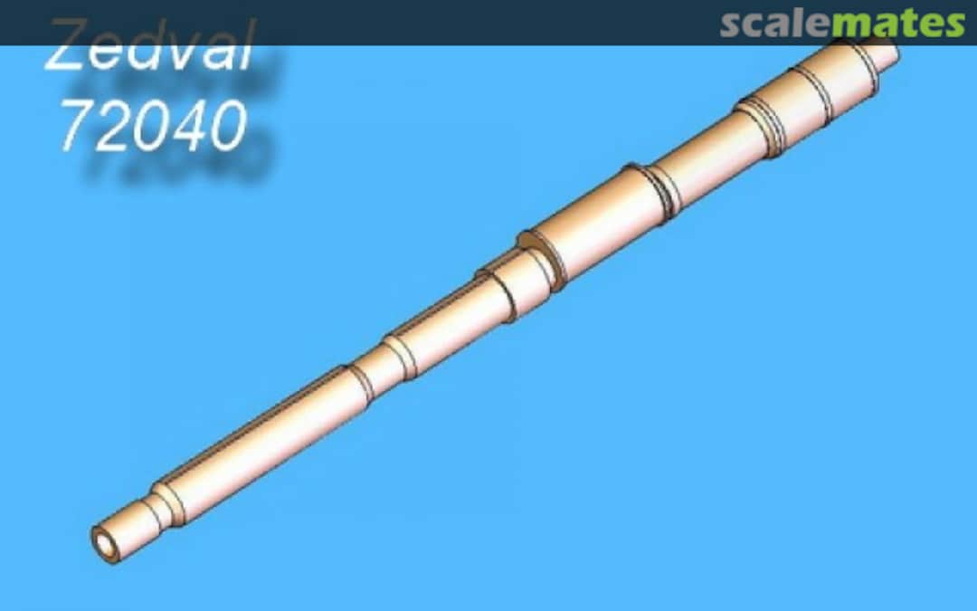 Boxart 105mm barrel L7A3 72040 Zedval Boxart 105mm barrel L7A3 72040 Zedval