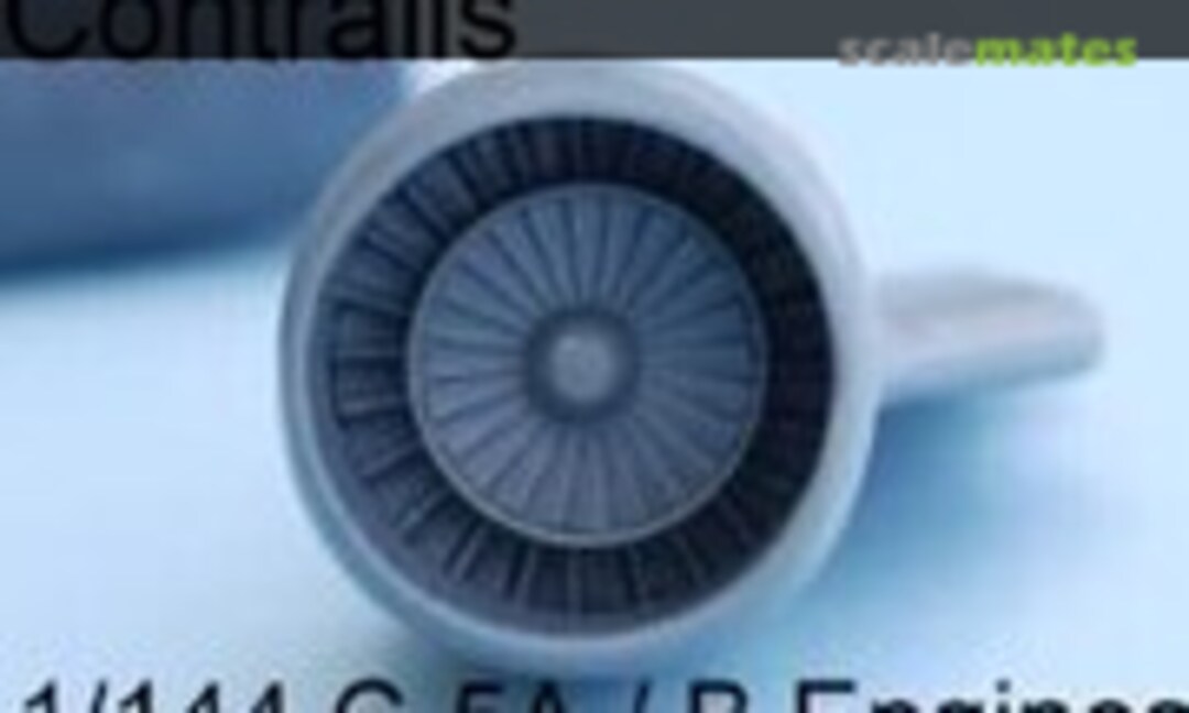 1:144 G.E. JT9D Engines for C-5 Galaxy (Contrails Models CM44-C5ENG) CM44-C5ENG