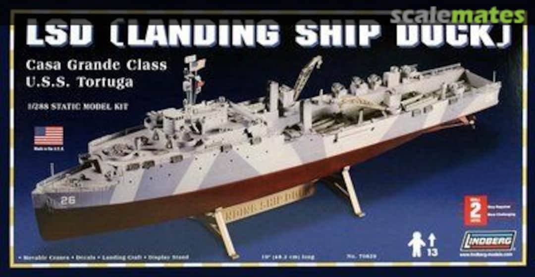 Boxart LSD (Landing Ship Dock) 70829 Lindberg Boxart LSD (Landing Ship Dock) 70829 Lindberg