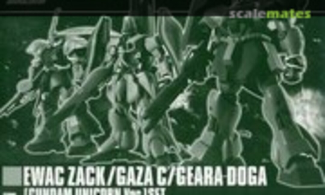 1:144 EWAC Zack / Gaza C / Geara Doga (Gundam Unicorn Ver.) Set (Bandai 0184910)