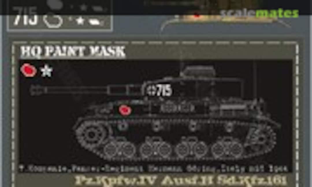 1:16 Pz.Kpfw.IV Ausf.H 7.Komp. Pz.Rgt. Hemann Goring Italy Mid 1944 Paint Mask (HQ-Masks PIV 031) PIV 031