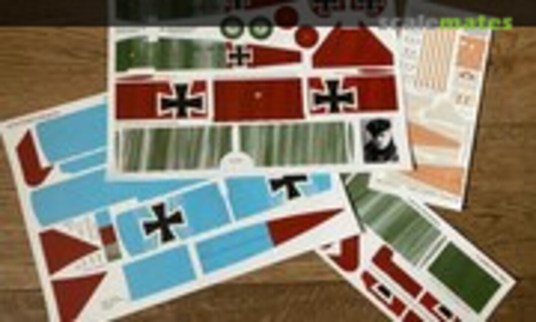 1:24 Fokker Dr.I Triplane 127/17 Rittmeister Manfred von Richthofen (1st version) (Aviattic ATT24023) ATT24023