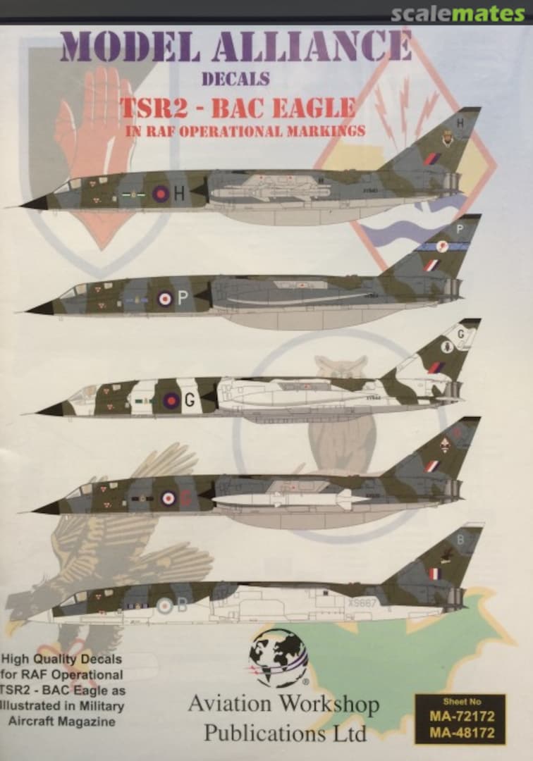Boxart TSR2 BAC Eagle MA-48172 Model Alliance Boxart TSR2 BAC Eagle MA-48172 Model Alliance