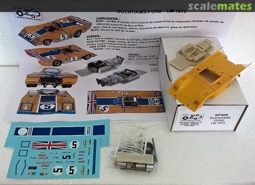 Boxart Duckhams-Ford LM #LM-1 "Duckhams" KP408 JPS Miniatures Auto Boxart Duckhams-Ford LM #LM-1 "Duckhams" KP408 JPS Miniatures Auto