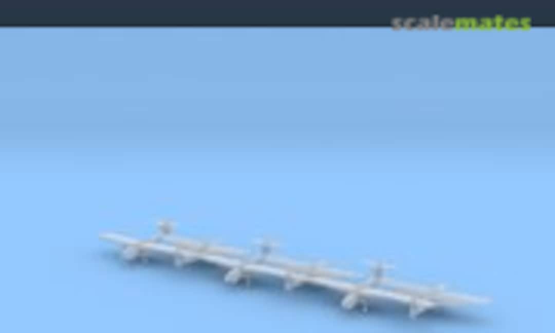 1:350 Fairey Barracuda MkII Wheels Down (6 Pcs.) (Decapod Models )