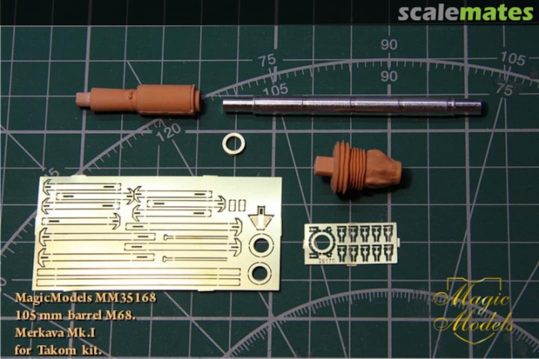 Boxart 105 mm barrel M68. Merkava Mk.I MM35168 Magic Models Boxart 105 mm barrel M68. Merkava Mk.I MM35168 Magic Models