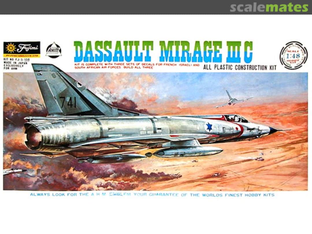 Boxart Mirage III C FJ-5 Fujimi-AHM