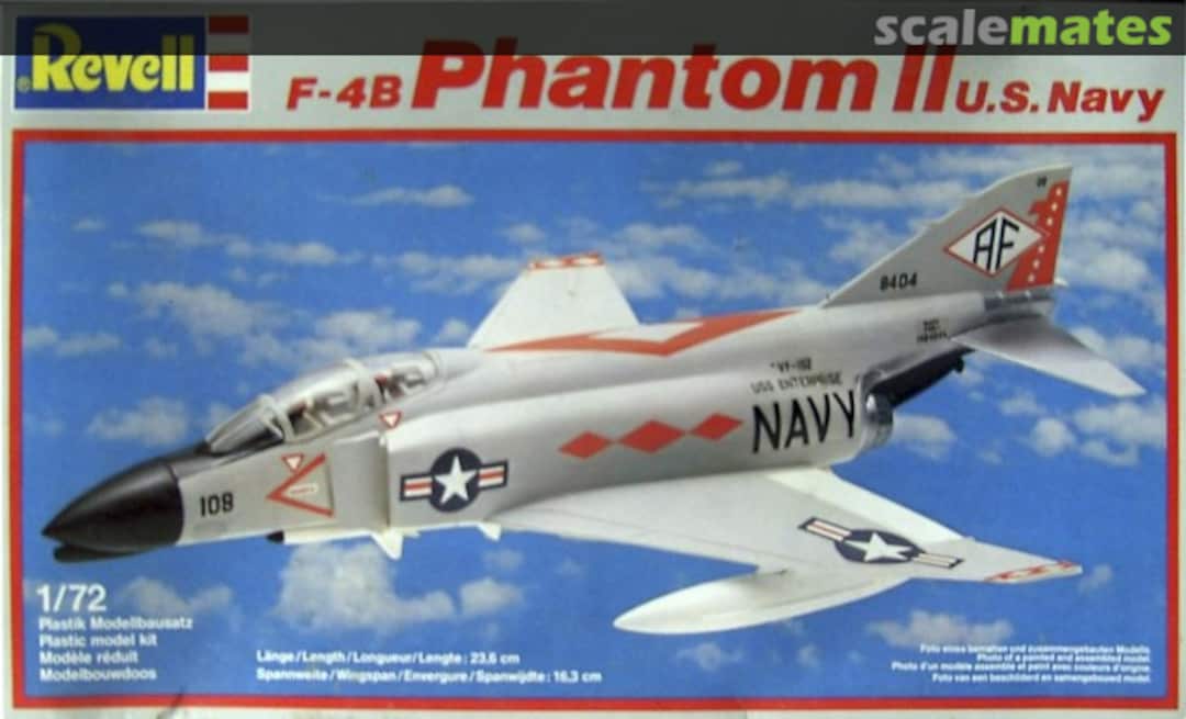 Boxart F-4B Phantom II U.S. Navy 4339 Revell Boxart F-4B Phantom II U.S. Navy 4339 Revell