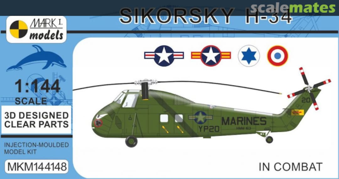 Boxart Sikorsky H-34 MKM144148 Mark I Models Boxart Sikorsky H-34 MKM144148 Mark I Models