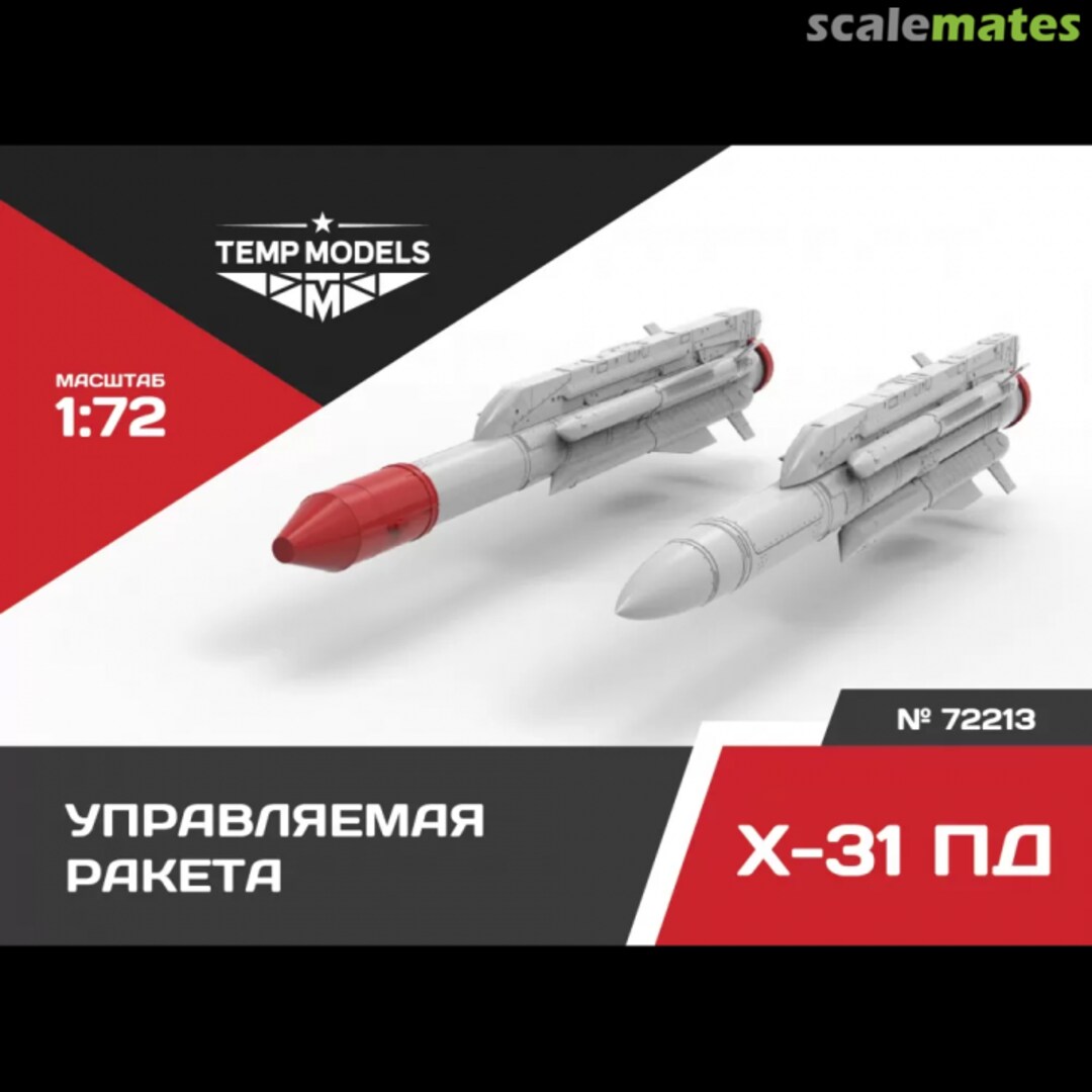 Boxart Guided Missile KH-31PD 72213 Tempmodels Boxart Guided Missile KH-31PD 72213 Tempmodels