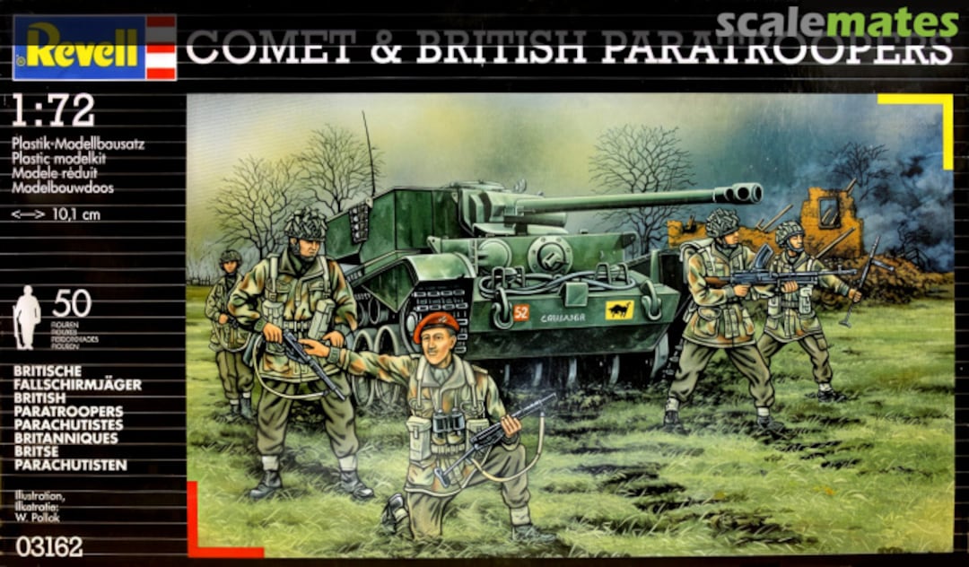 Boxart Comet & British Paratroopers 03162 Revell Boxart Comet & British Paratroopers 03162 Revell