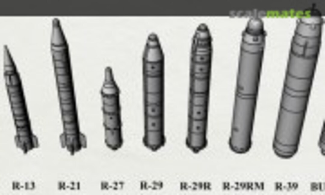 1:400 USSR Ballistic Missile 3D printing (L'Arsenal 3D400325) 3D400325
