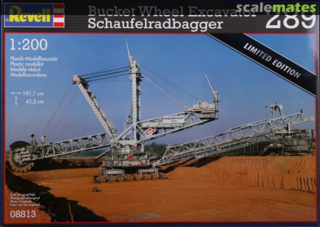 Boxart Bucket Wheel Excavator Schaufelradbagger 289 08813 Revell Boxart Bucket Wheel Excavator Schaufelradbagger 289 08813 Revell