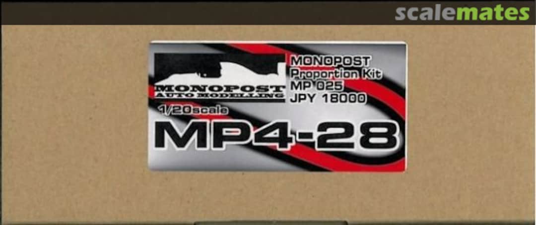 Boxart Mclaren MP4-28 MP025 Monopost Boxart Mclaren MP4-28 MP025 Monopost