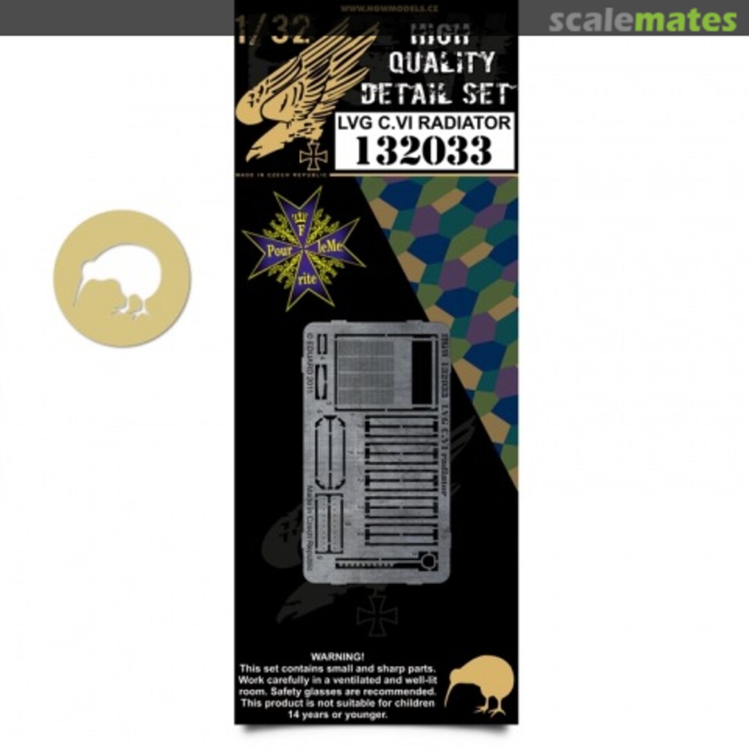 Boxart LVG C.VI Radiator - PE Set 132033 HGW Models Boxart LVG C.VI Radiator - PE Set 132033 HGW Models