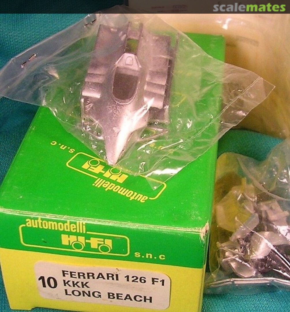 Boxart Ferrari 126 F1 KKK 10 Hi Fi Automodelli Boxart Ferrari 126 F1 KKK 10 Hi Fi Automodelli